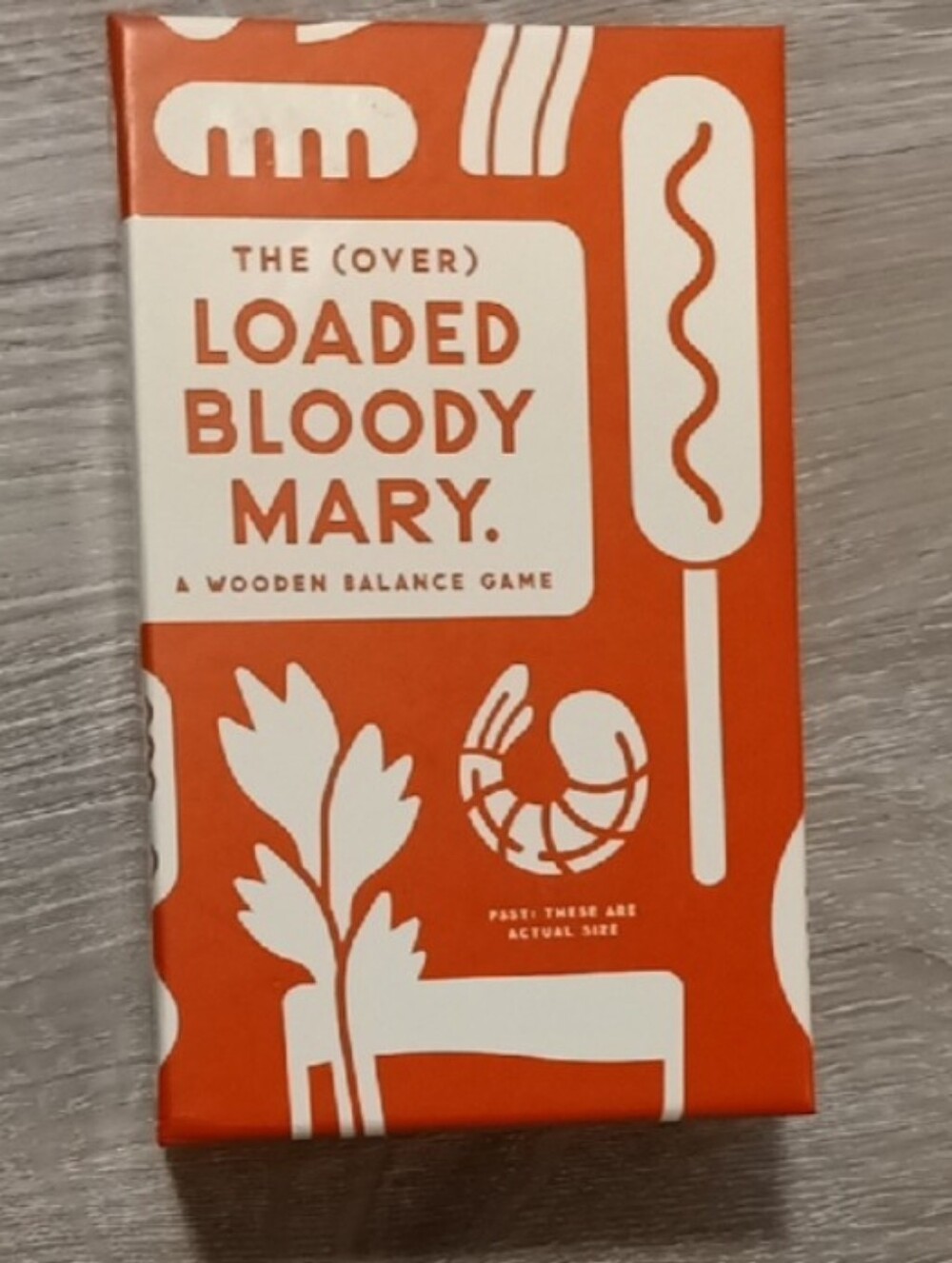 Loaded Bloody Mary Wooden Stacking Game